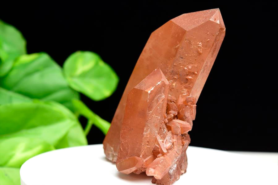 タンジェリンクォーツ（蜜柑水晶）タンジェリン水晶 クラスター