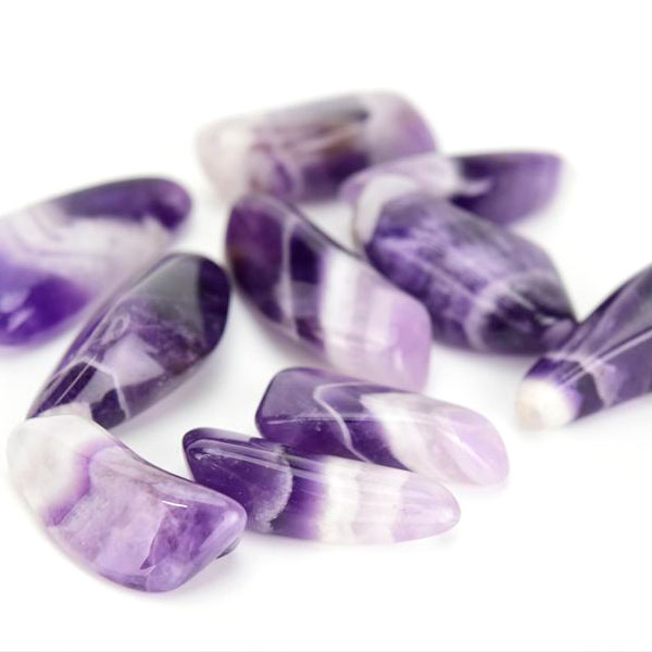 ドッグトゥースアメジスト タンブル 詰め合わせ｜シェブロンアメジスト