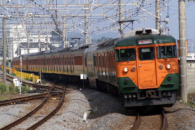 113系 東海道線 15両 ジャンク品 東海道本線（東京～熱海） - 日本の旅