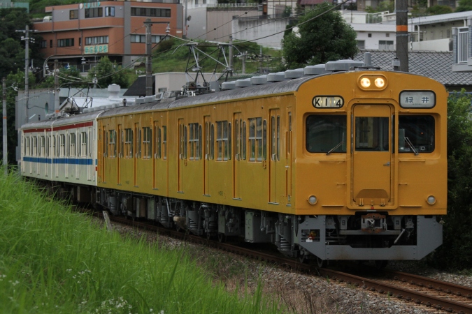 鉄道部品 広島運転所 103系105系側面方向幕 破れ補修無し 鉄道部品