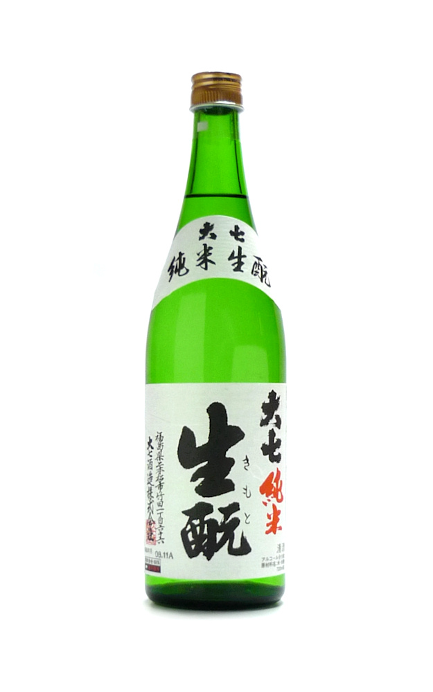 大七 生もと純米 720ml -正規取扱店- 旨酒専門店うらの