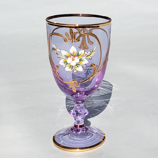 ベネチアングラス水差し&シャンパングラス 7Pセット