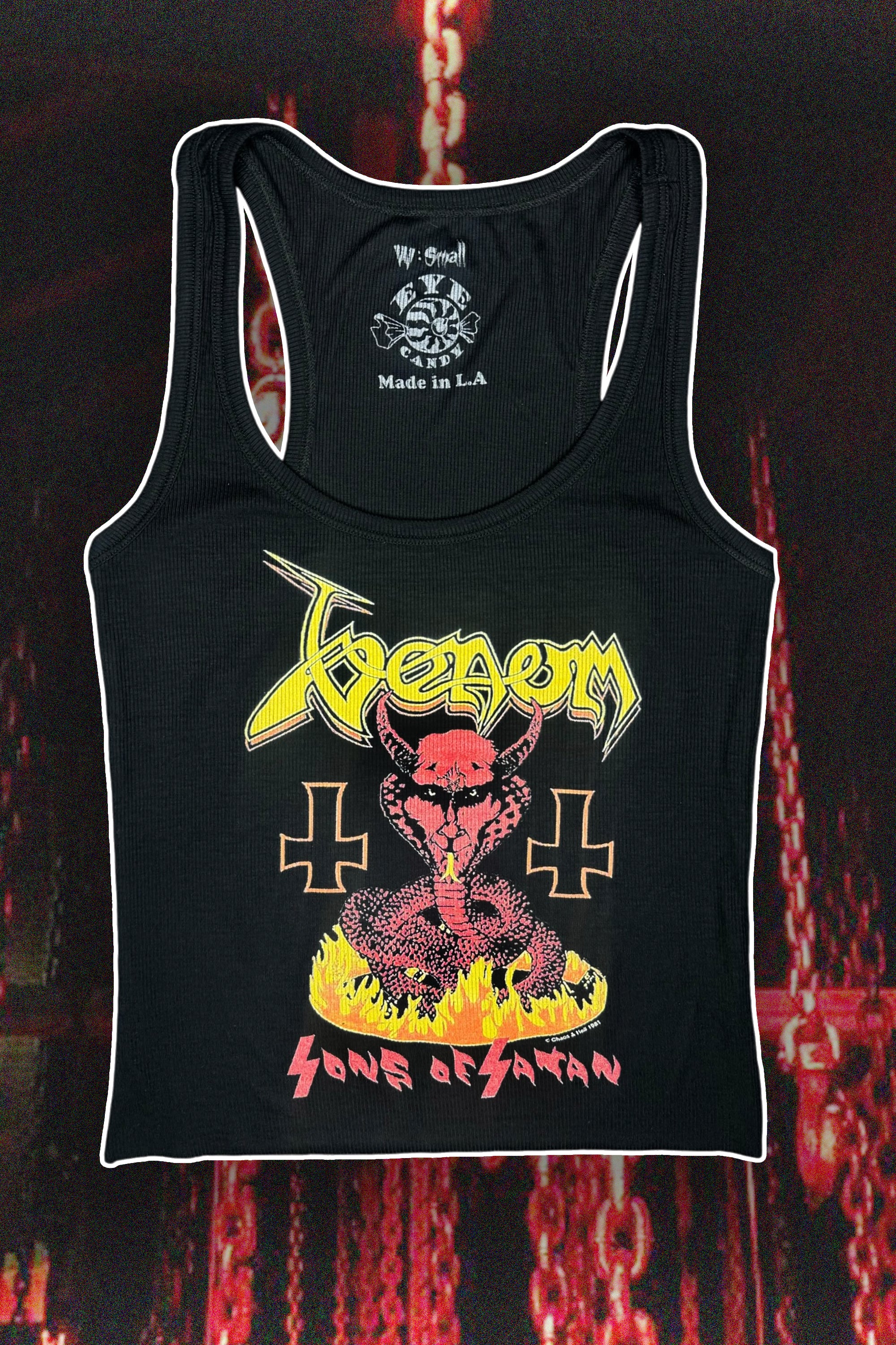 トップス Lyft VENOM Graphic Vintage Loose Tanktop Lyft VENOM