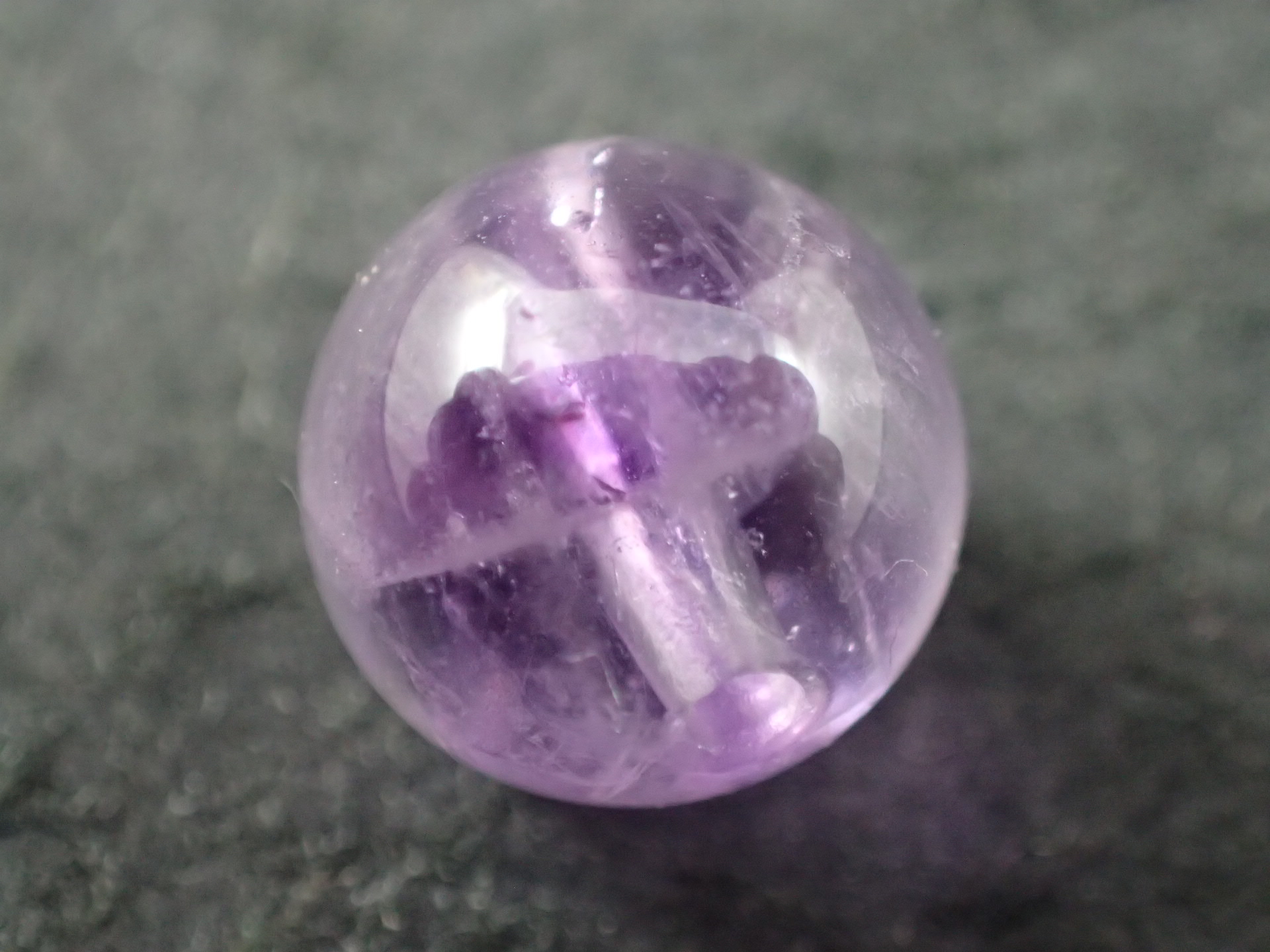 国産鉱物！群馬県産アメジスト☆証明書付き 国産鉱物！群馬県産アメジスト