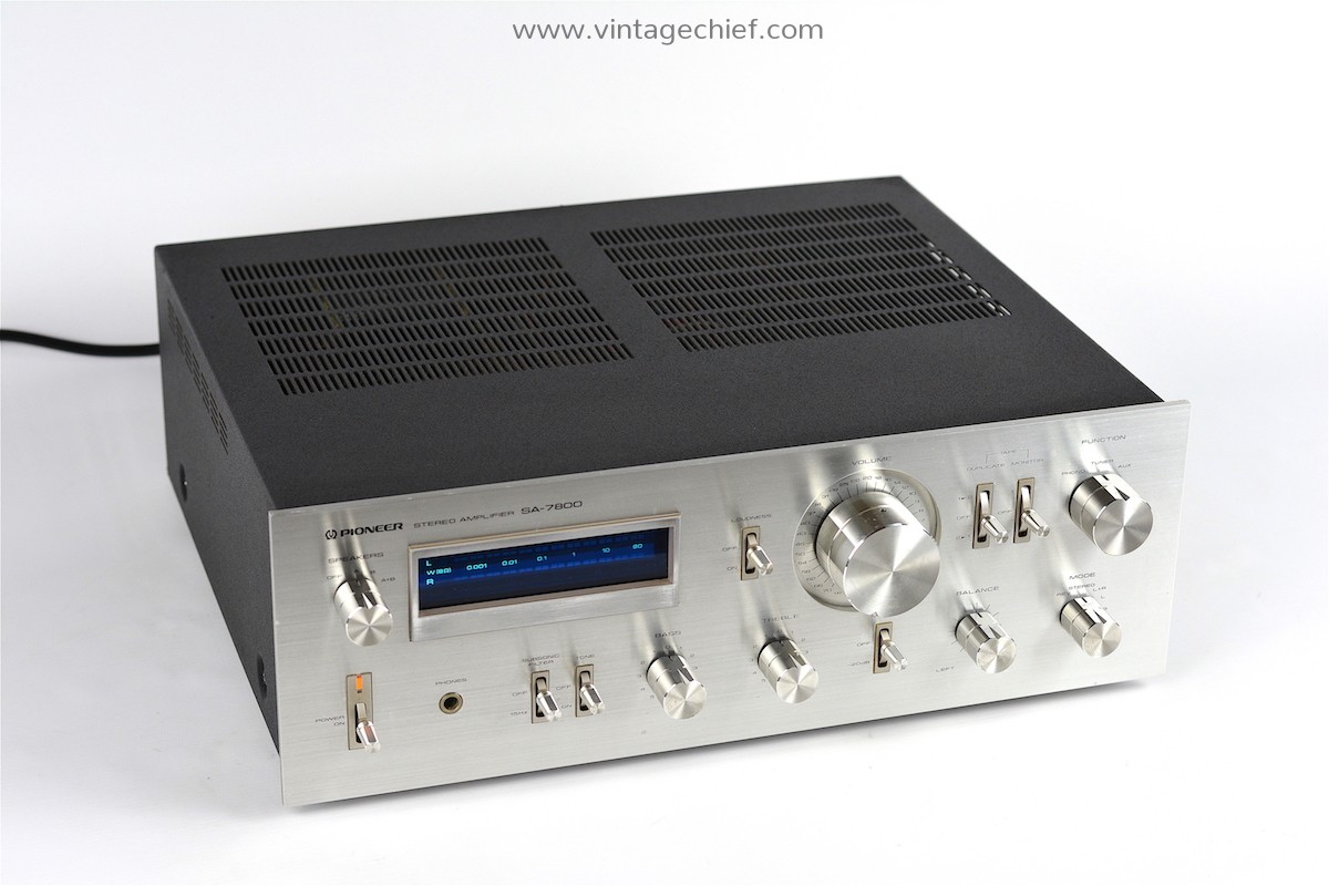 Vintage Pioneer SA-7800 Amplifier | Blue Line Series | Serviced