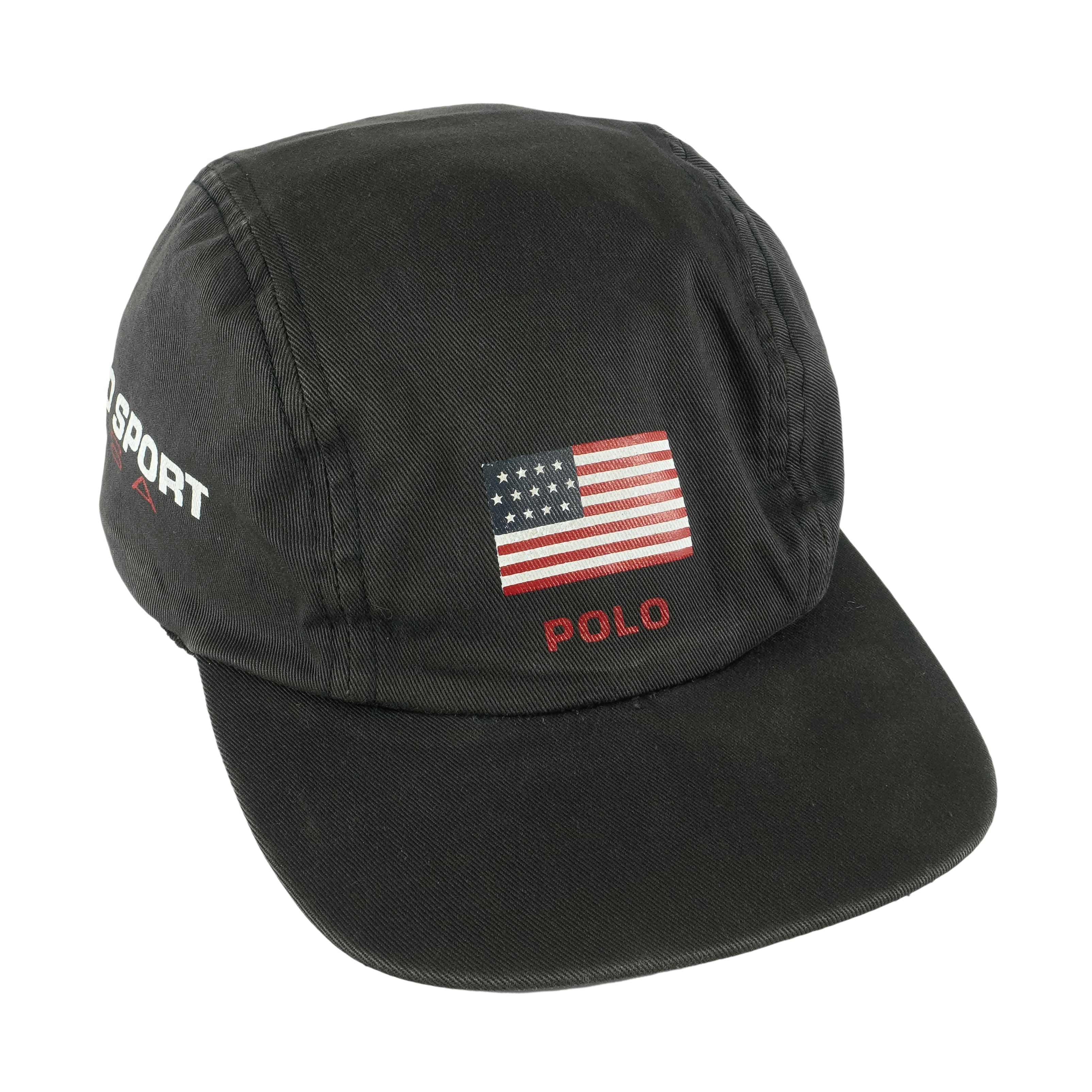 Vintage Ralph Lauren (Polo) - USA Sport Fitted Hat 1990s OSFA