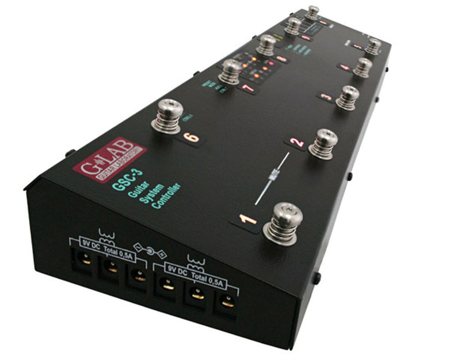 G-Lab GSC-3 System Controller Pedalboard Switcher | Vision Guitar