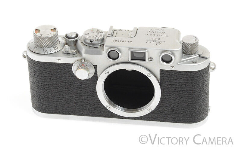 Leica IIIF Camera Color Dial Body -Clean and Working- [EXC-]