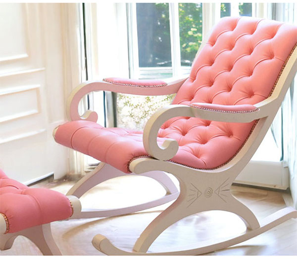 Ttさん専用 ボタン締めスツール チェスターフィールドピンク Ttさん