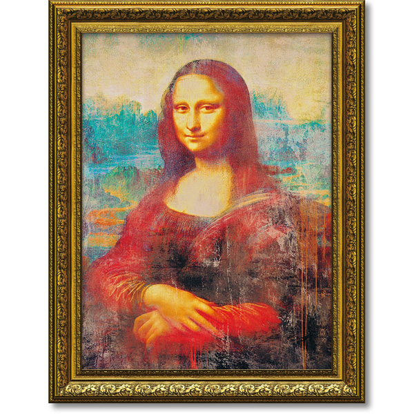 モナリザ 絵画 額縁の重厚感あり モナリザ 絵画額縁の重厚感あり