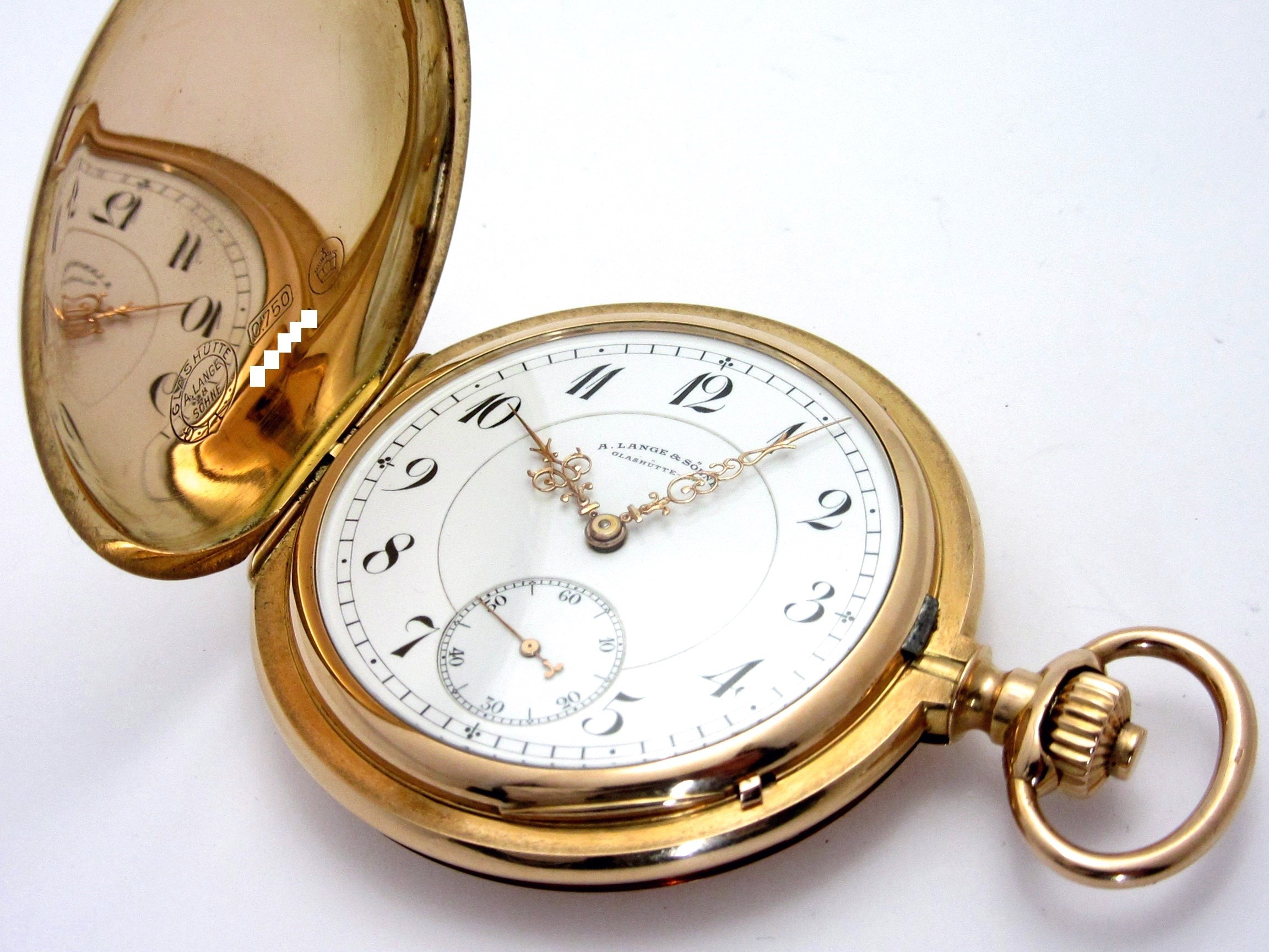 A・ランゲ&ゾーネ ”1912年製 K18PG無垢 最高峰ALS(1A)クラス” 3ピース