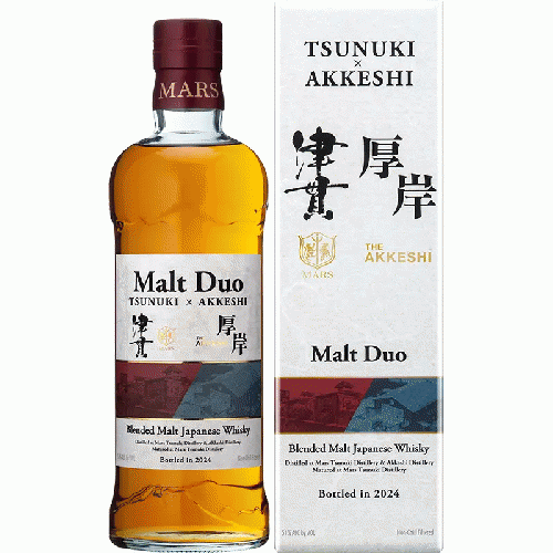 マルスウイスキー モルトデュオ 津貫×厚岸 51度 700ml(箱入) | 日本酒