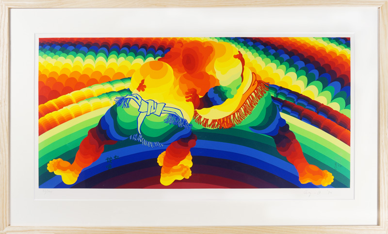 ay-o アイオー 小鳥 靉嘔 真作 シルクスクリーン 490/1000 ay-o