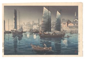 土屋光逸「西湖の夕照」 | 山田書店美術部オンラインストア