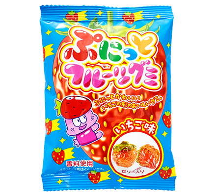 ぷにっとフルーツグミ いちご味｜やおきんドットコム