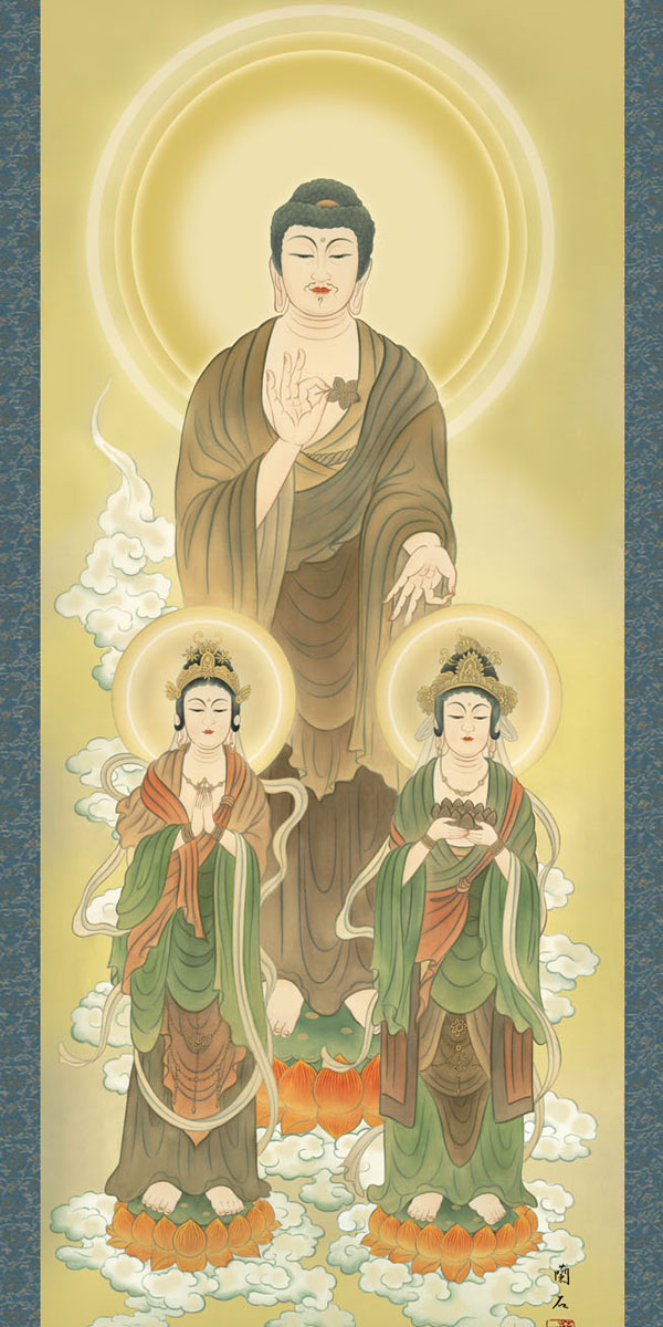 美品 掛け軸 高雄山神護寺 釈迦如来像 仏画 年中掛け 【公式通販】