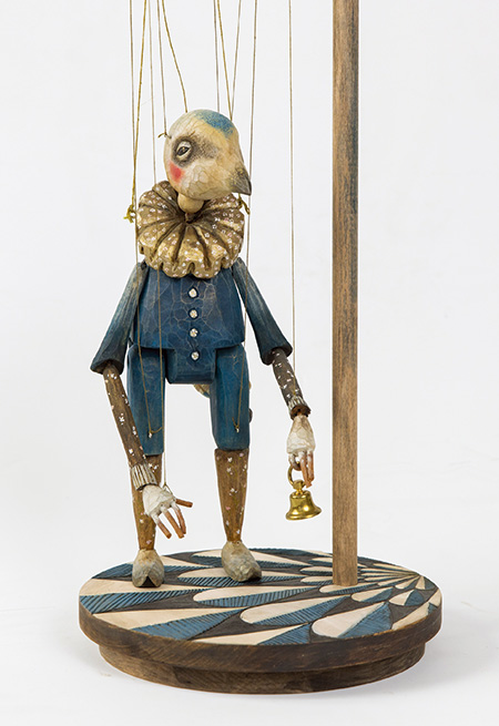 ビンテージ マリオネット チェコ プラハ 操り人形 ハンドメイド 作家