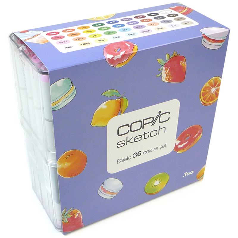 Too コピック スケッチ ベーシック 36色セット COPIC sketch Copic