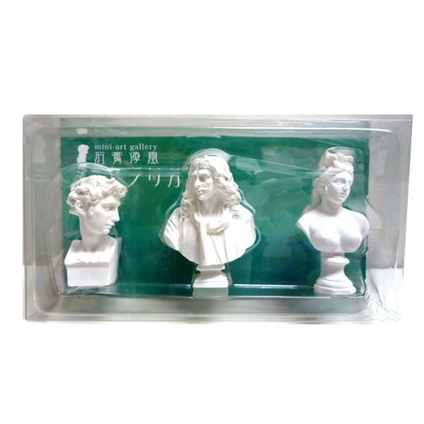 石膏像風 ミニレプリカ セットB メヂチ・モリエール・カッパァ