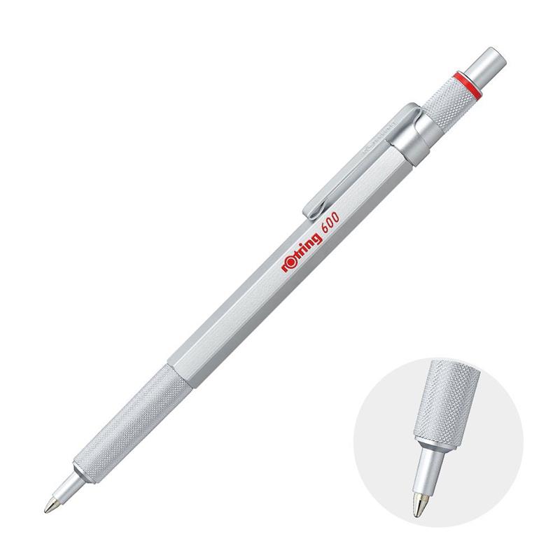 rotring ロットリング ボールペン 600 シルバー 2032578 | ゆめ画材