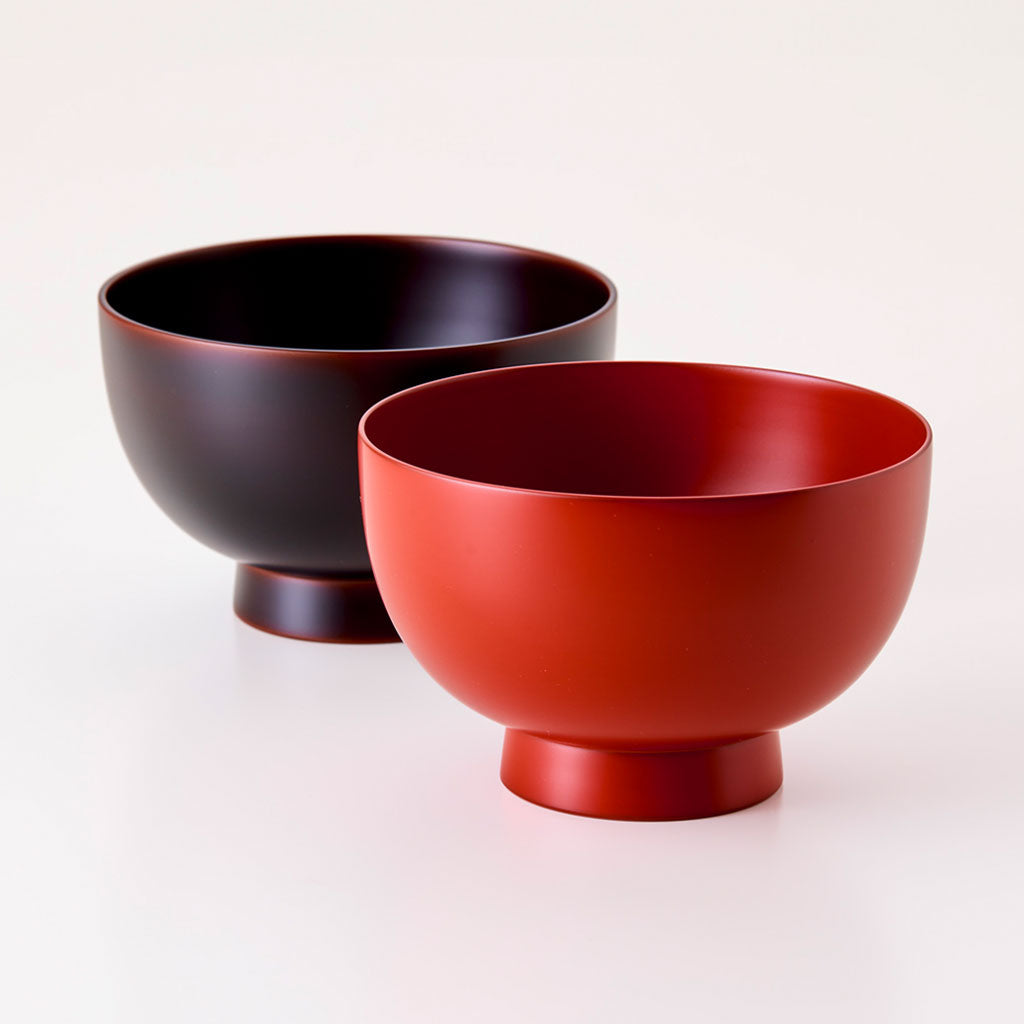 平安象彦製 朱塗刷毛目 蓋蒔絵 椀 十客 美品 共箱(K-A751) 平安象彦製