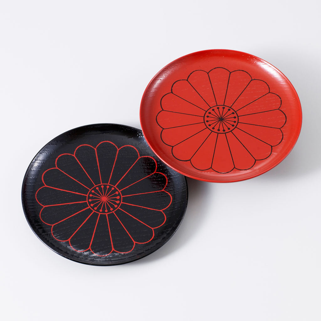 菊 銘々皿 五客セット（全2色） – 象彦 公式オンラインショップ 平安象