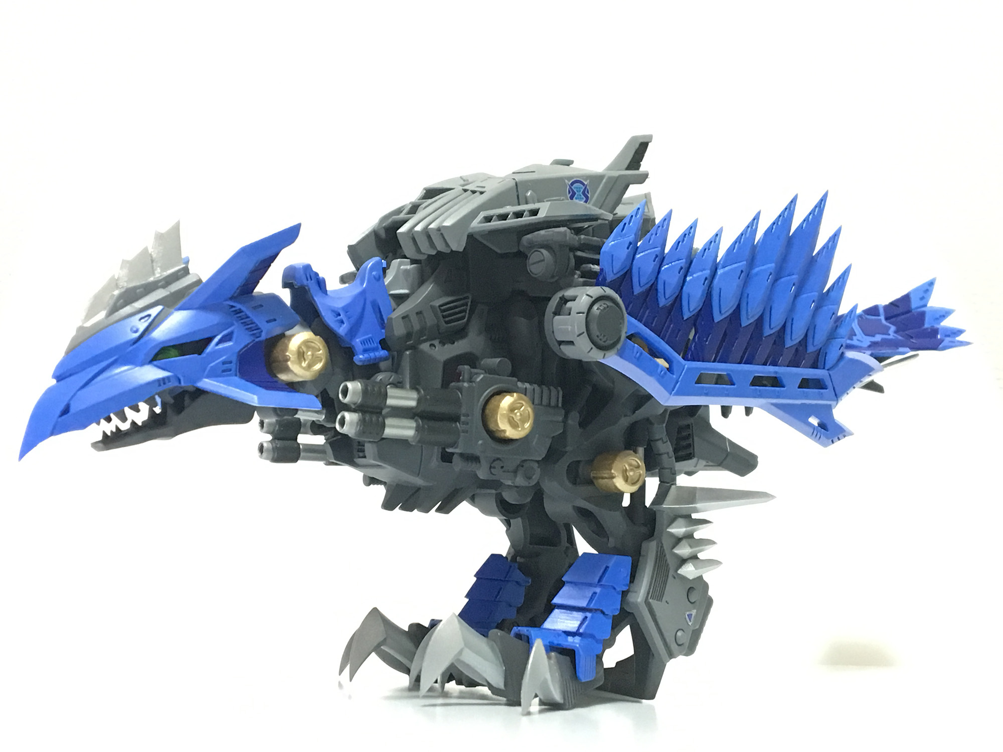 ゾイドワイルド ソニックバードサファイア 改造武器ブルークリア