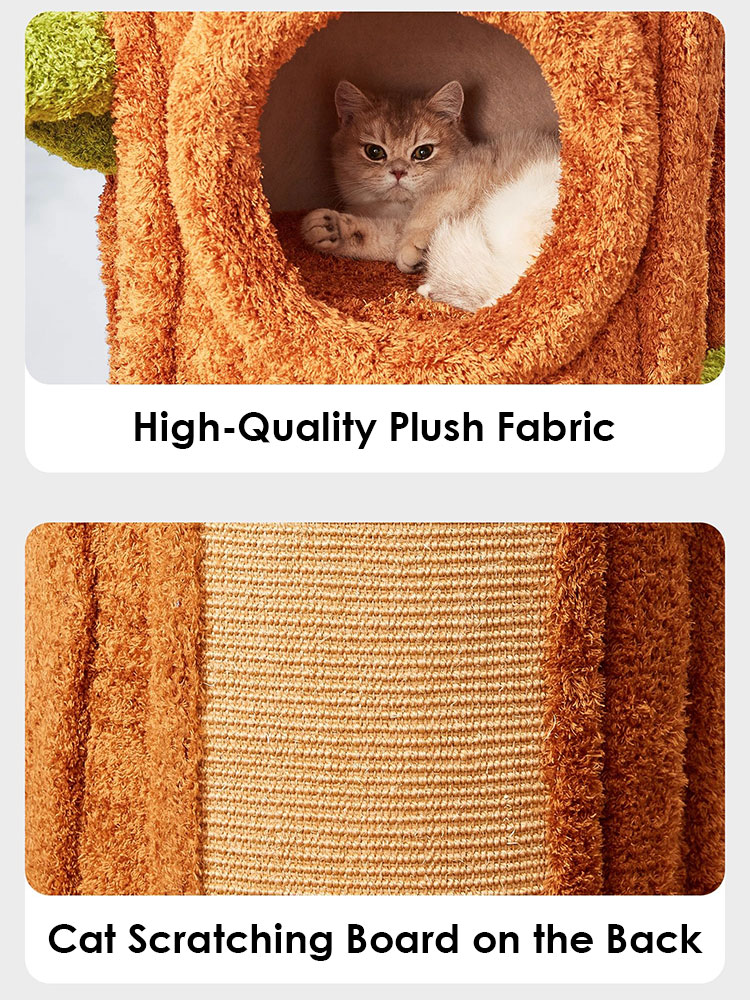 90.6インチの、まるで木のように見える高級キャットツリー - キャット