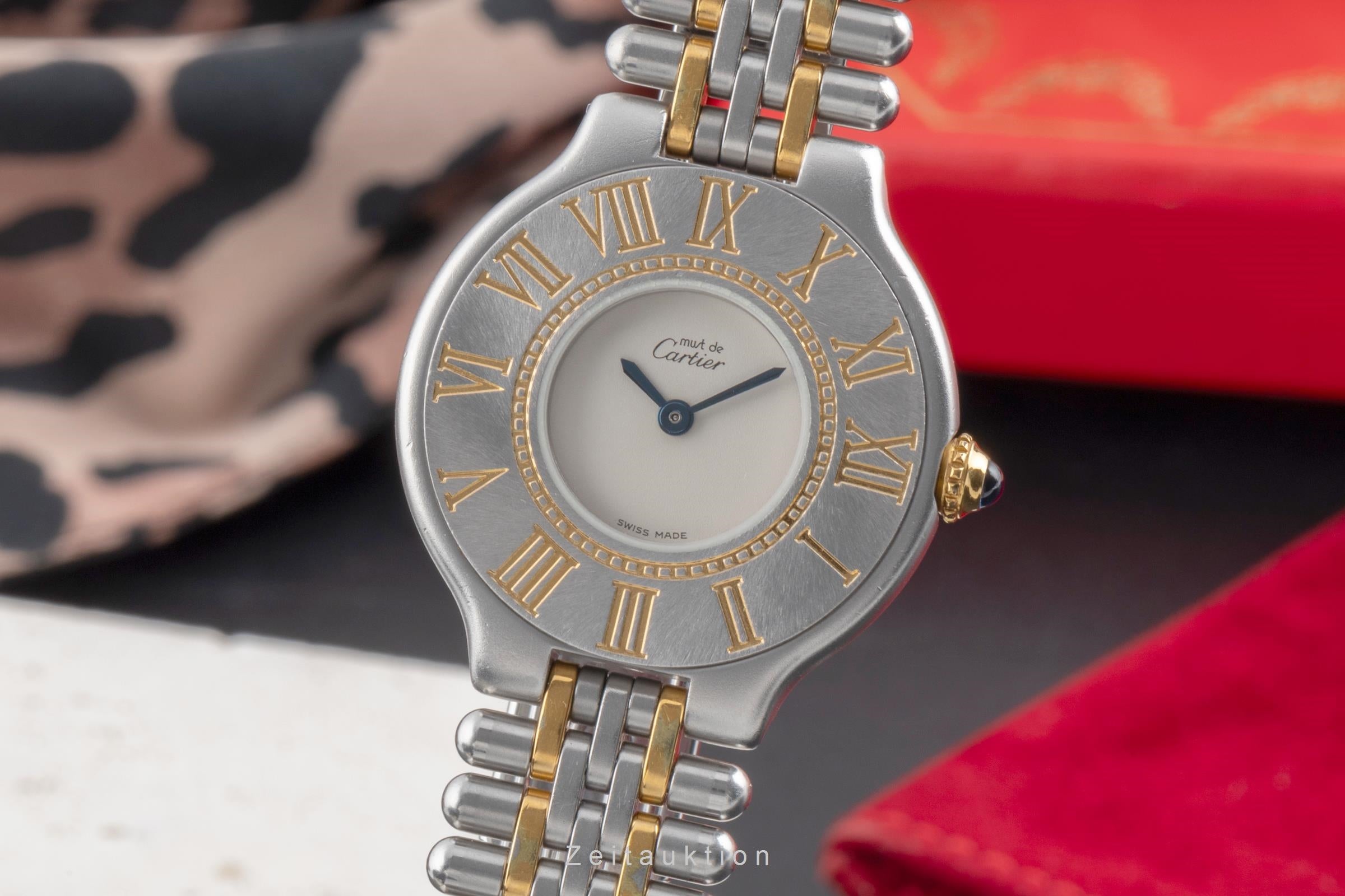 Cartier Must De Cartier 21 gilt / steel quartz Kal. 81 Ref. 9010
