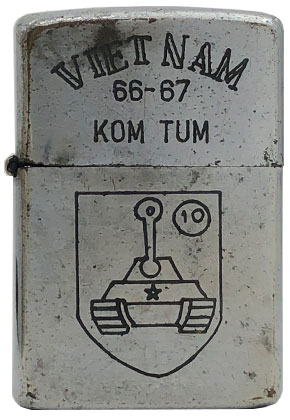 ZIPPO】ジッポー：ベトナムZIPPO/1968年製造品 ブライトライトチーム