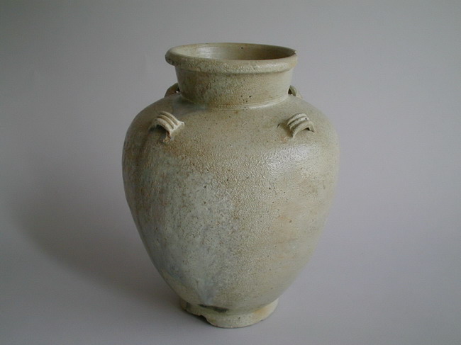 瀬戸四耳壺 MA882 瀬戸四耳壺 MA882 瀬戸四耳壺 MA882 古瀬戸灰釉四耳