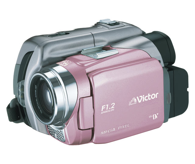 Victor GR-DF590-P ピンク MiniDV SDカード 両対応 デジタルビデオ