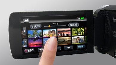 ハイビジョンメモリームービーGZ-E400製品情報 | JVC