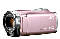 JVC Everio ビデオカメラ GZ-E600-N 本体 ピンク 説明書付 ビデオ