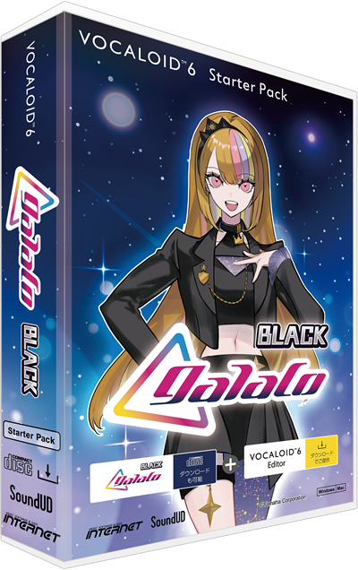 shop.ssw.jp 商品詳細｜VOCALOID6 Starter Pack galaco BLACK