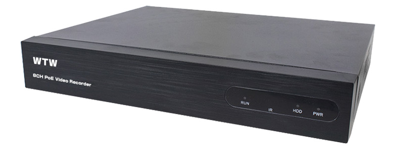 WTW ビデオレコーダー 4k XPOE WTW-NV 854E-4-1TB WTW ビデオ