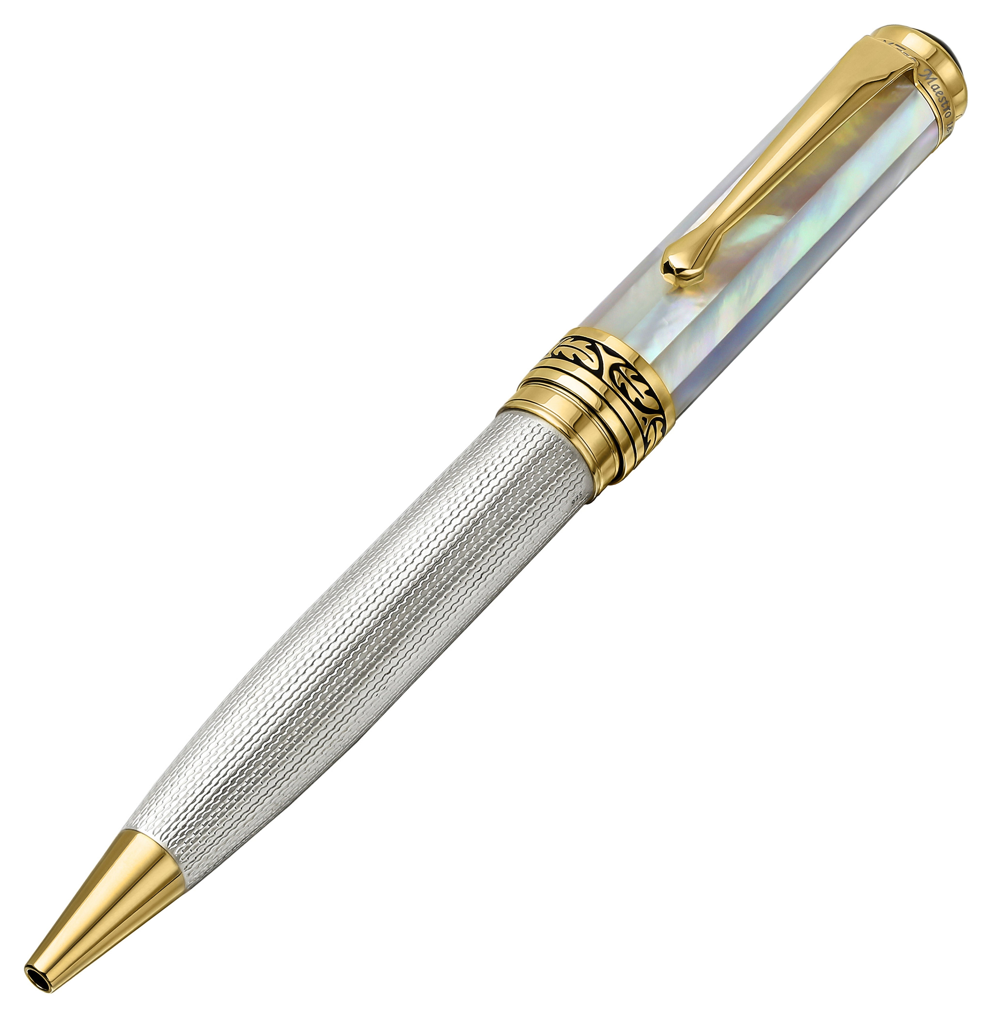 Xezo | Maestro White MOP B | Xezo Maestro® 925 Sterling Silver