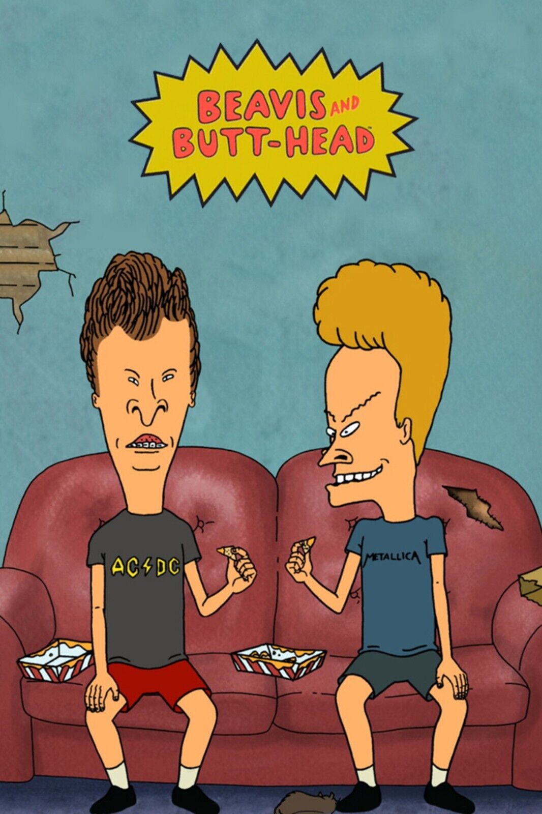 ☆Beavis and Butthead☆ ポスター Vintage MTV ☆Beavis and Butthead