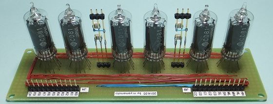 ニキシー管 NEC LD946 6本 ニキシー管 NEC LD946 6本 6桁表示