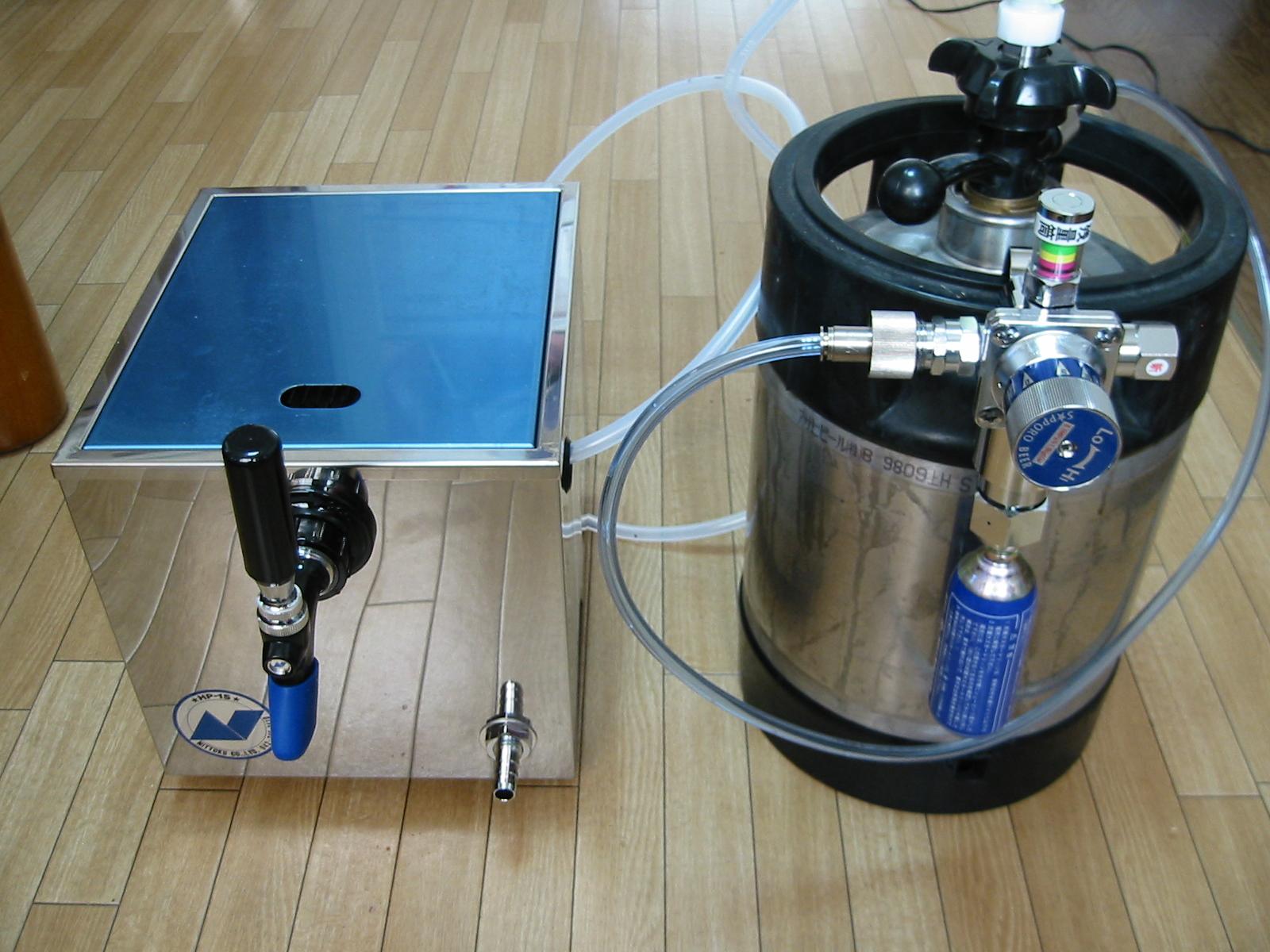 氷冷式ビールサーバー（自作）