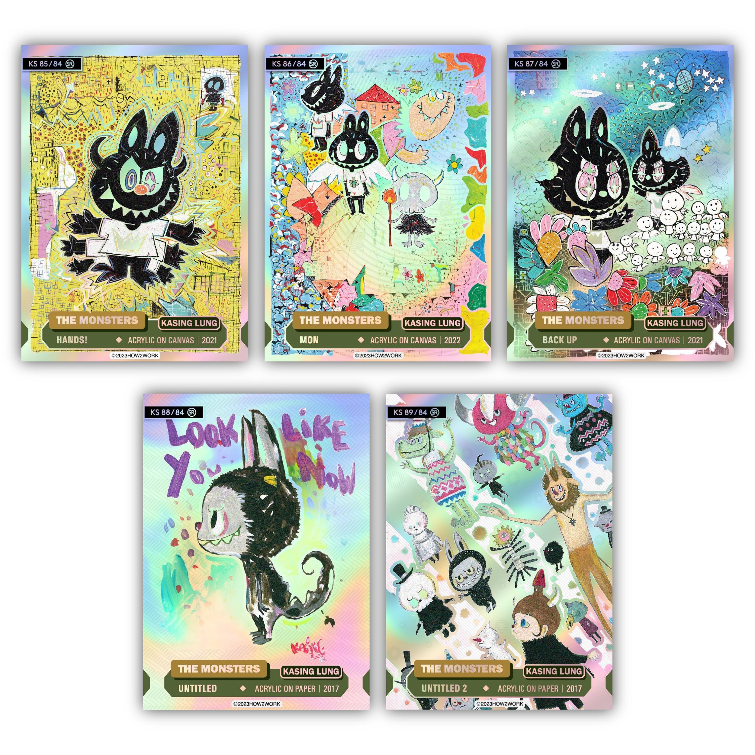 How2work】The Monster Series 2 ラブブカード How2work The Monster