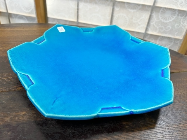 大嶺工房 六角花皿 ※在庫切れ | 通販もできる商品 | やちむん館工房 紗