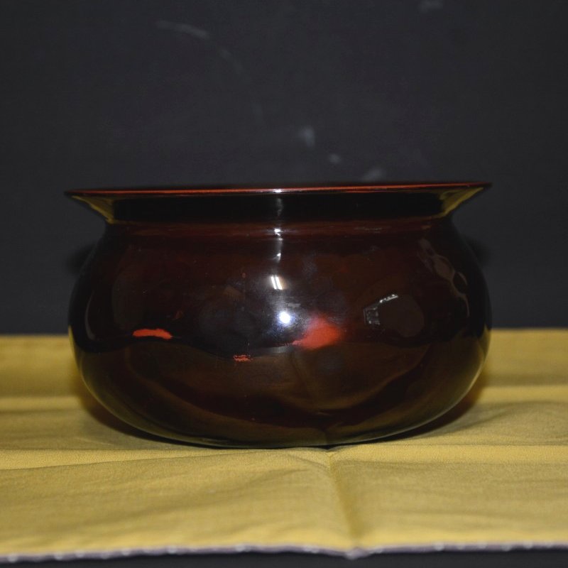 伝来写エフゴ建水 中川浄益作 表千家 而妙斎宗匠箱書 古物 150000円