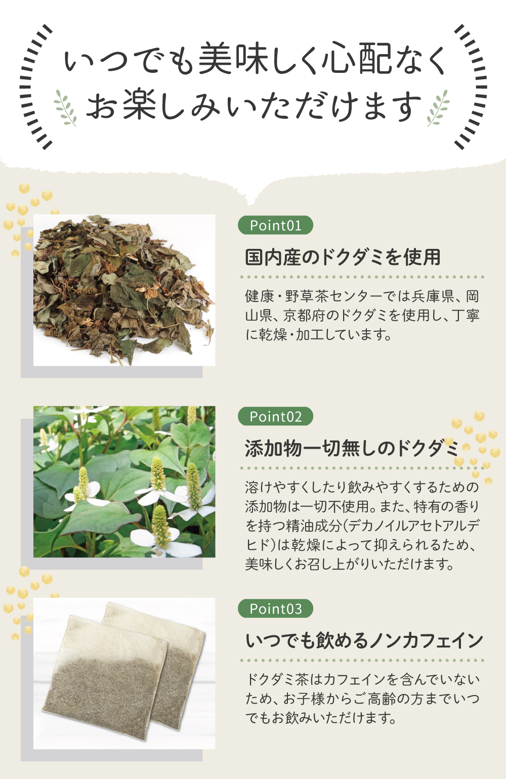 みー画面】#515 乾燥どくだみ どくだみ茶 開花期 2025年産 みー画面