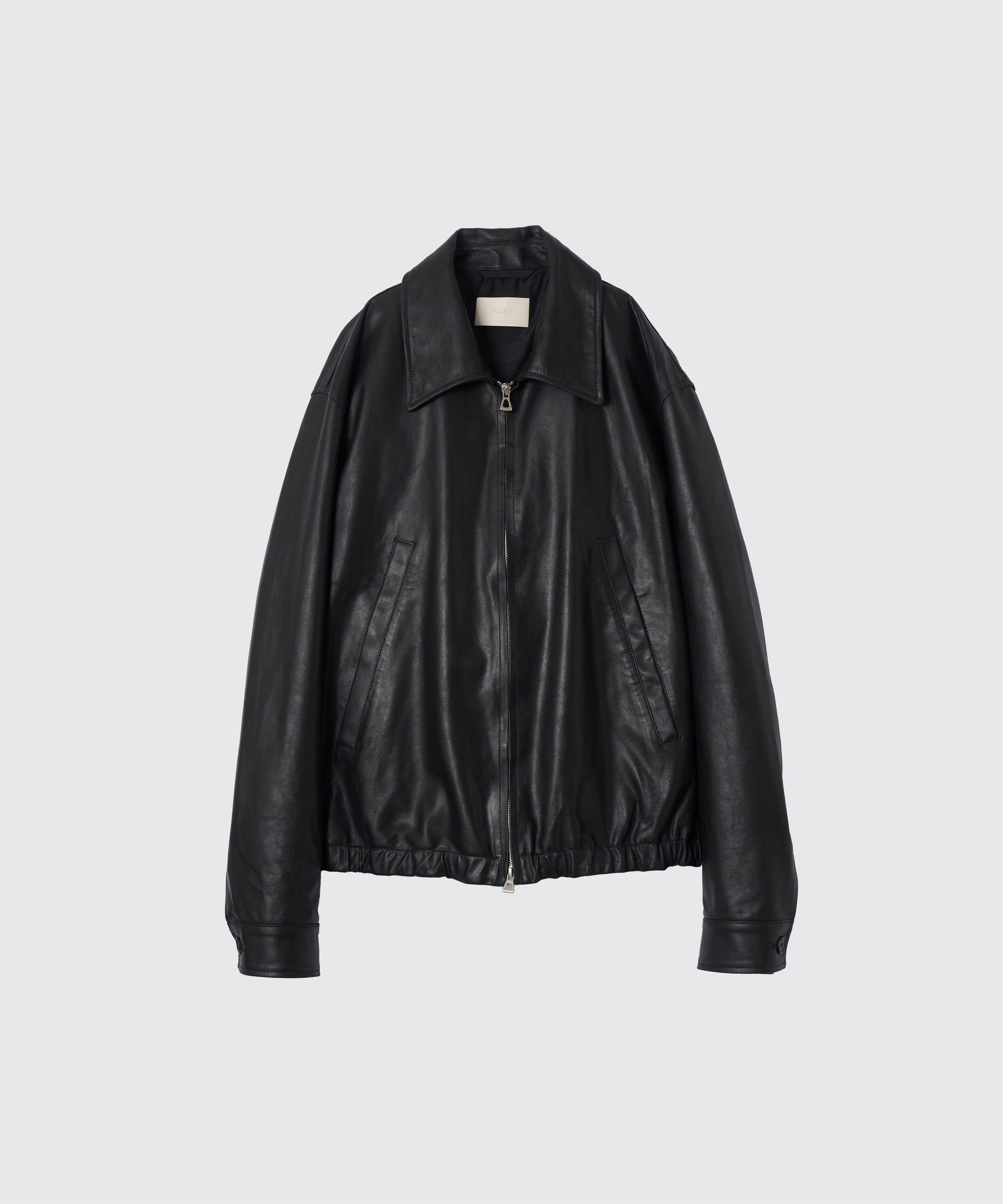 Leather Zip Blouson | YOKE Official Website