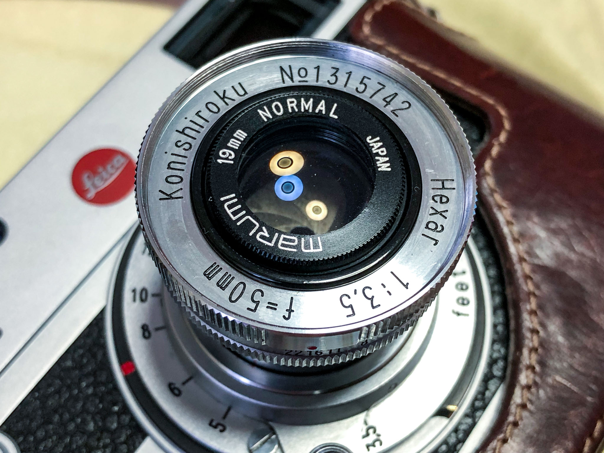 フィルムカメラ leotax konishiroku hexar 50mm f3.5 フィルムカメラ