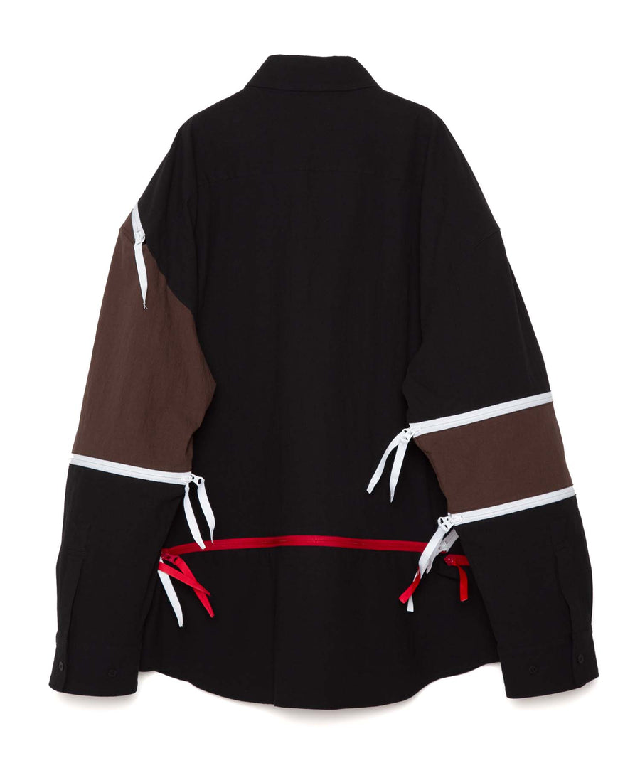 ZIP LINE L/S SHIRT｜yoshiokubo(ヨシオクボ)公式通販｜