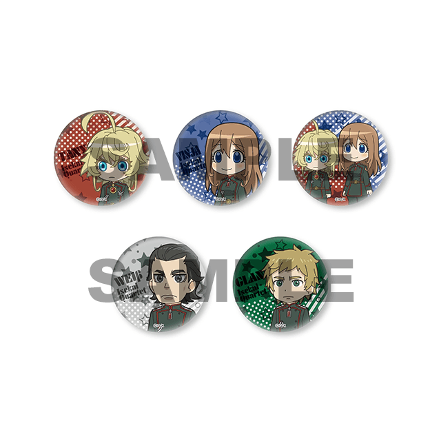 劇場版 幼女戦記 イベント記念 缶バッジセット ターニャ 劇場版 幼女