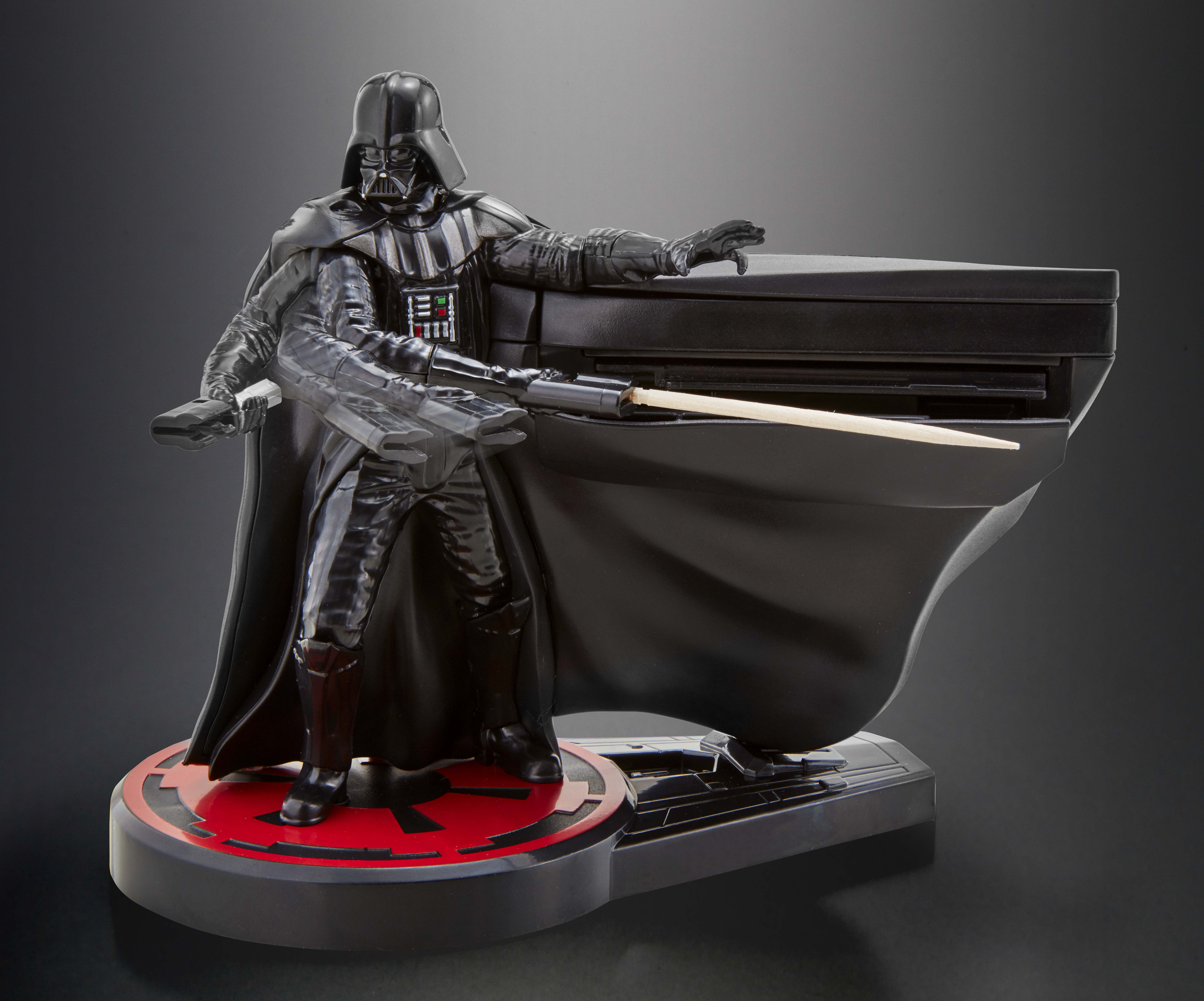 ダース・ベイダーがつまようじを渡してくれるよ♪ フォースの無駄使い