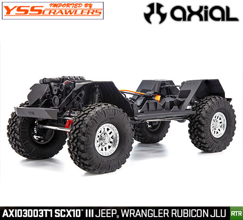アキシャル SCX10 Ⅲ ラングラー シャーシ下廻りキズ少ない Axial